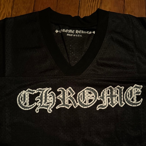 Chrome Hearts Jersey Mesh Short Sleeve Shirt - Picture 2 of 8